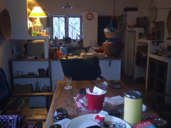 3-bedroom coastal home on 1-acre titled plot in Che Shale with solar panels, rainwater harvesting, balcony, and verandah. Expansion potential on adjoining 3/4-acre land.