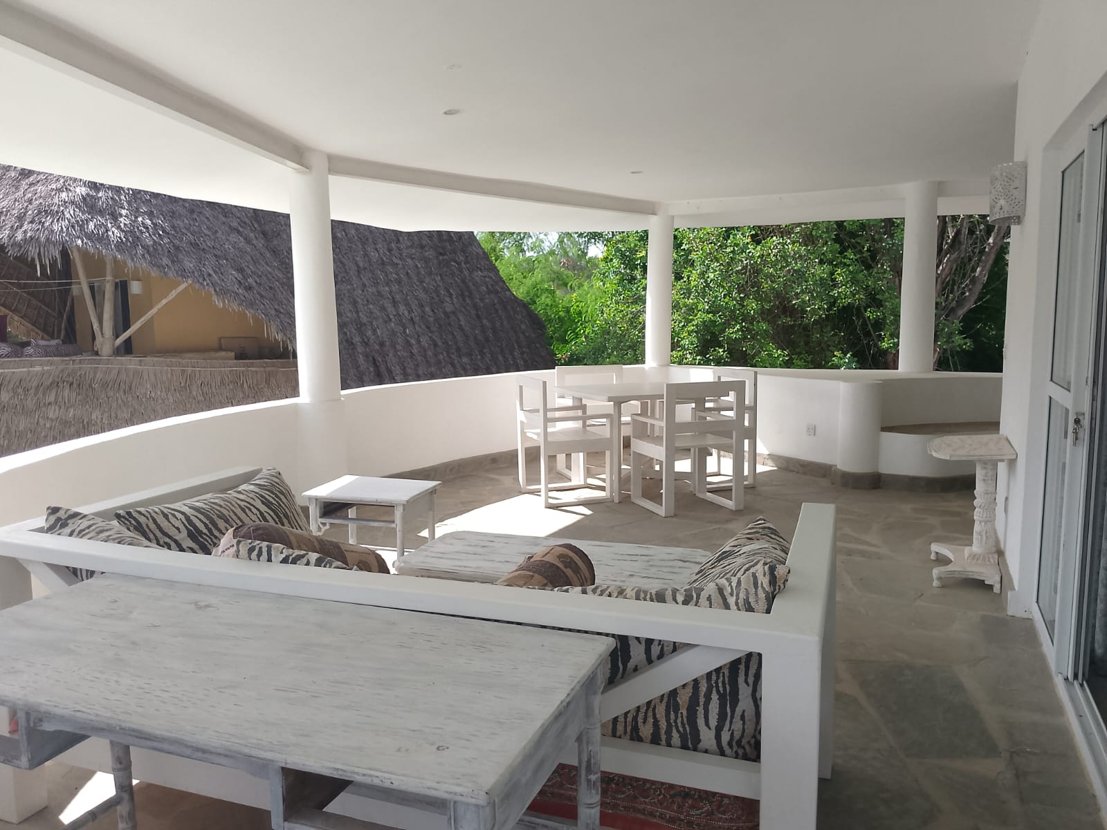 2-bedroom duplex apartment for sale at Iguana Beach Malindi with double kitchen, swimming pool, verandah, and secure low-density compound near Lamu Road.