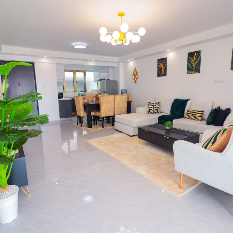 Short-stay apartments at Goldpark Homes Kilimani near Yaya Centre offering 1, 2, and 3-bedroom units from KES 10,000 per night.