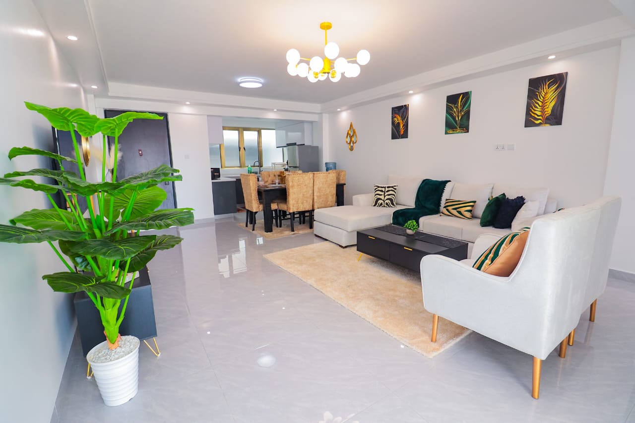 Short-stay apartments at Goldpark Homes Kilimani near Yaya Centre offering 1, 2, and 3-bedroom units from KES 10,000 per night.