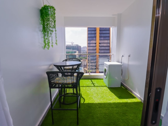 Short-stay apartments at Goldpark Homes Kilimani near Yaya Centre offering 1, 2, and 3-bedroom units from KES 10,000 per night.