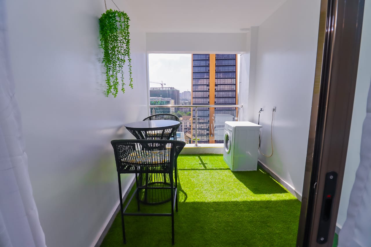 Short-stay apartments at Goldpark Homes Kilimani near Yaya Centre offering 1, 2, and 3-bedroom units from KES 10,000 per night.