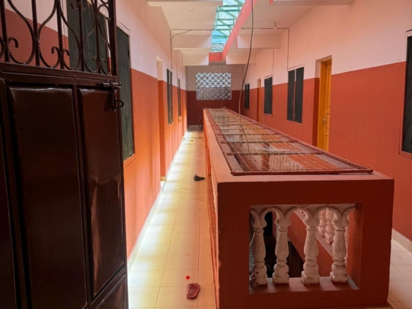 Apartment block for sale in Majengo Malindi with 10 units generating KES 110,000 monthly income, expandable structure and road frontage.