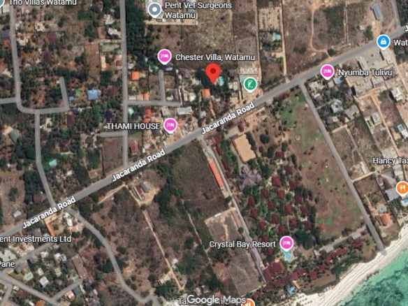 Prime 3-acre land for sale in Watamu near Rafiki Tamu Resort, Watamu Plaza, and Tembo Village. Fully titled, high growth, coastal investment opportunity.