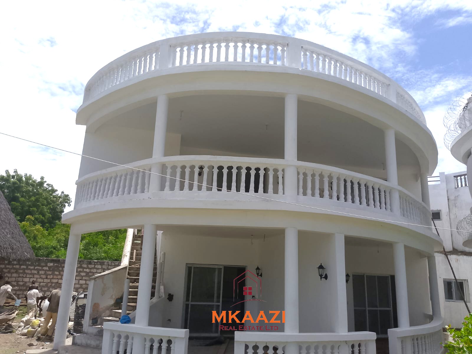 Block of 4 two-bedroom apartments for sale on Silversands Road Malindi with rooftop terrace, swimming pool, and Airbnb investment potential.