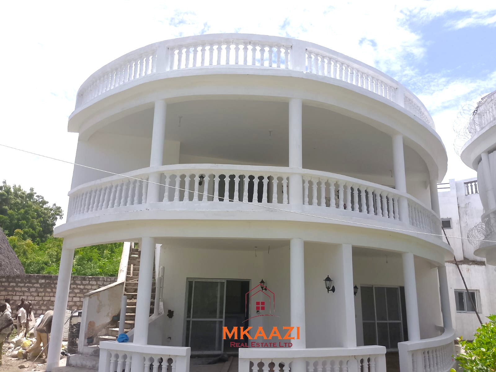 Block of 4 two-bedroom apartments for sale on Silversands Road Malindi with rooftop terrace, swimming pool, and Airbnb investment potential.