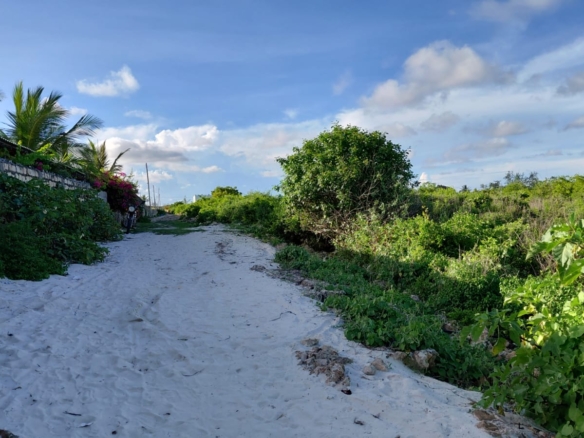 4 acres beachfront land for sale in Watamu Papa Remo sandy beach prime oceanfront property Kenya