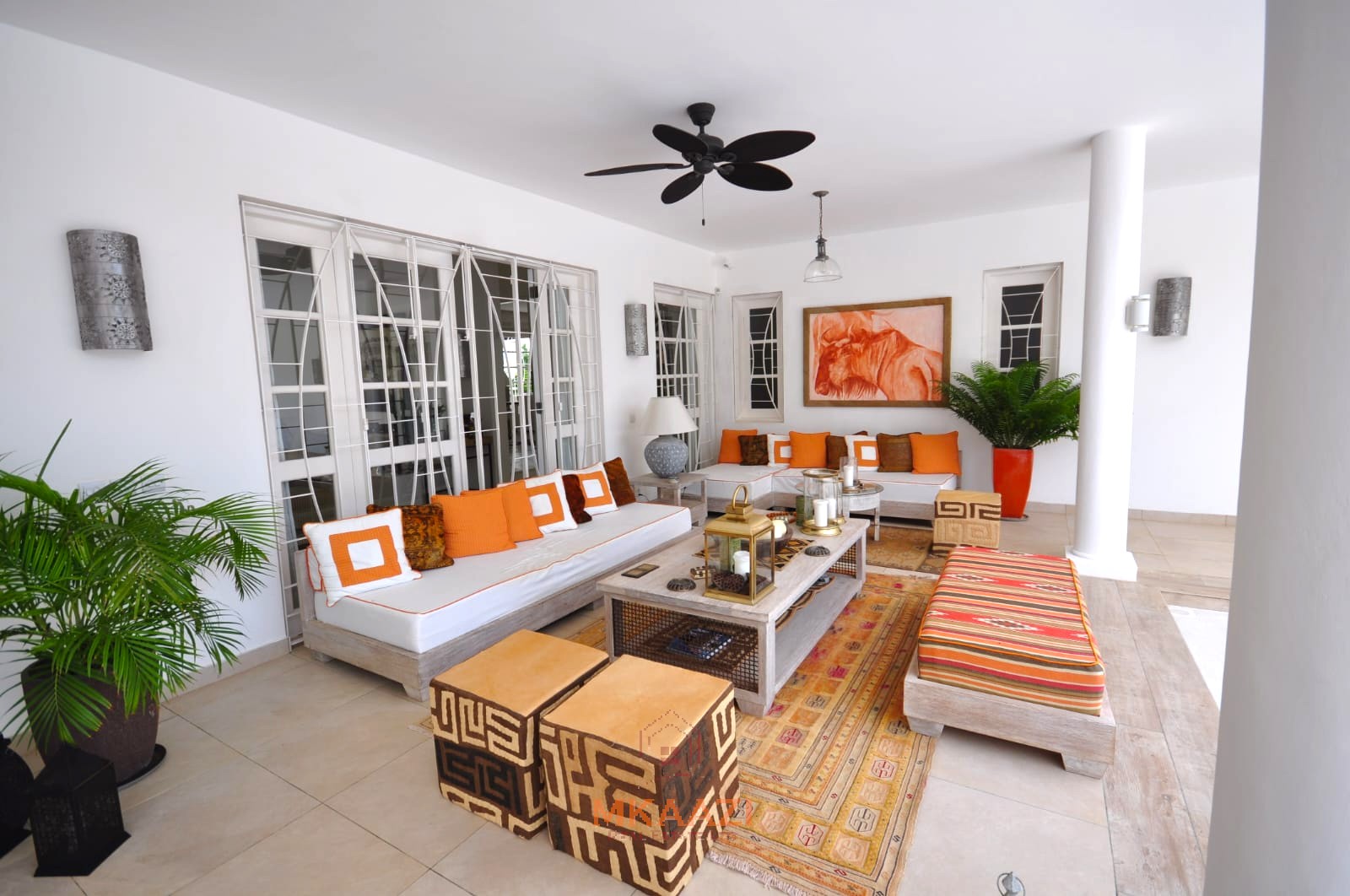 Luxury 4-bedroom villa for sale in Malindi near Casuarina Road with pool, landscaped gardens, staff quarters, and high-end finishes on 1.25 acres.