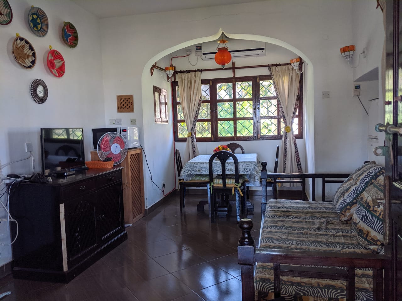 beachfront 2 bedroom villa for sale in Mambrui Malindi fully furnished villa with pool golf course and security