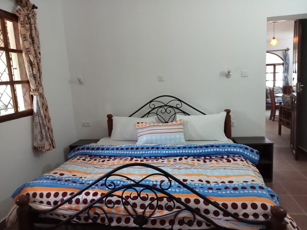 beachfront 2 bedroom villa for sale in Mambrui Malindi fully furnished villa with pool golf course and security