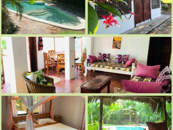 2 bedroom short stay house in Watamu at Ksh 12K per night in a serene environment near the beach. Perfect for holiday or Airbnb stay.