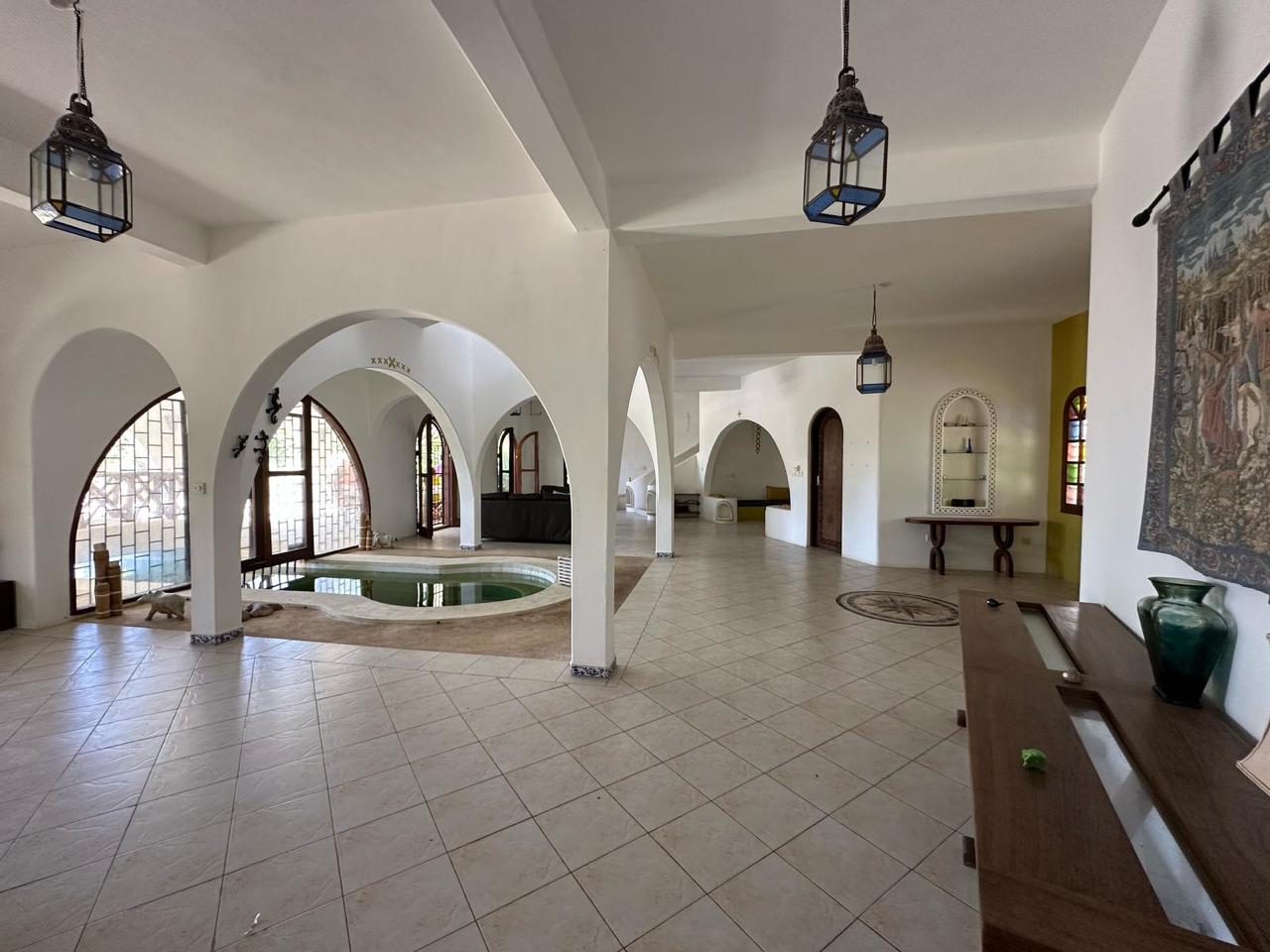 luxury 5 bedroom beachfront house on 4 acres for sale in Watamu near Lonno Lodge Kenya