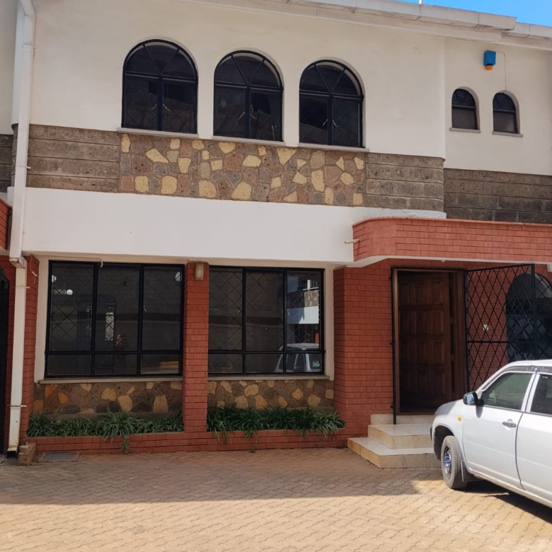 4 bedroom townhouse for rent and sale in Westlands Brookside Nairobi with parking and DSQ