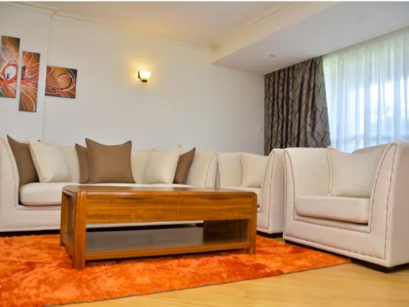 Fully furnished 2-bedroom executive suite with pool and gym in Nairobi UN Blue Zone near Fourways Estate.