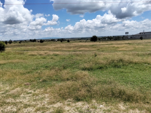 Prime 50-acre road frontage land for sale in Kitengela Kisaju ideal for industrial, commercial, residential estate, and mixed-use development with ready title deed.