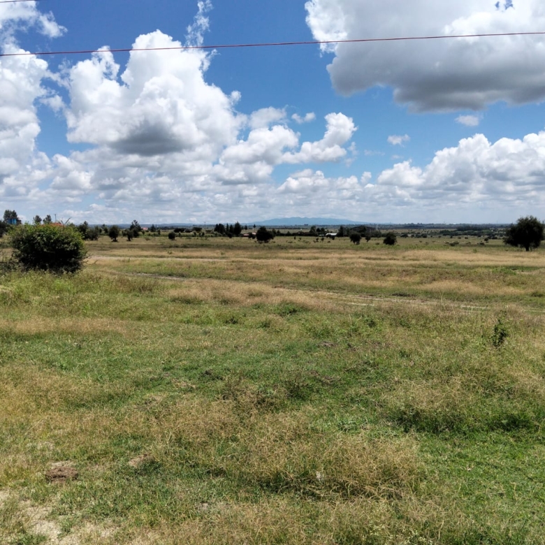 Prime 50-acre road frontage land for sale in Kitengela Kisaju ideal for industrial, commercial, residential estate, and mixed-use development with ready title deed.