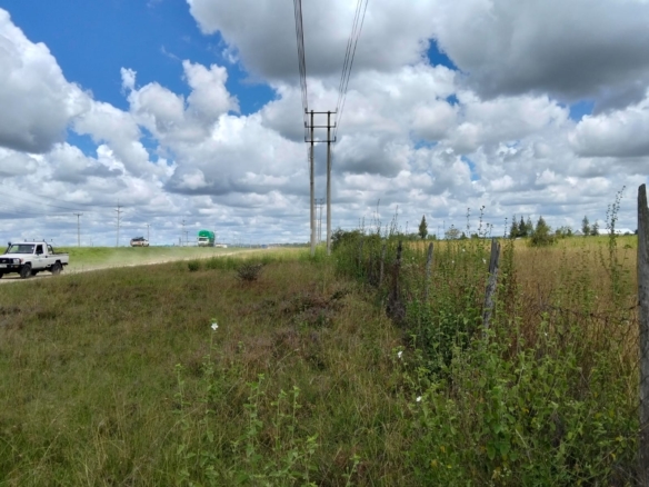 Prime 50-acre road frontage land for sale in Kitengela Kisaju ideal for industrial, commercial, residential estate, and mixed-use development with ready title deed.