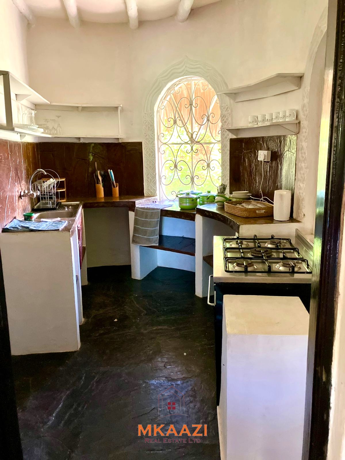 Fully furnished 3-bedroom en-suite house for rent in P.K Estate Malindi with private compound and car shed along Lamu Road.