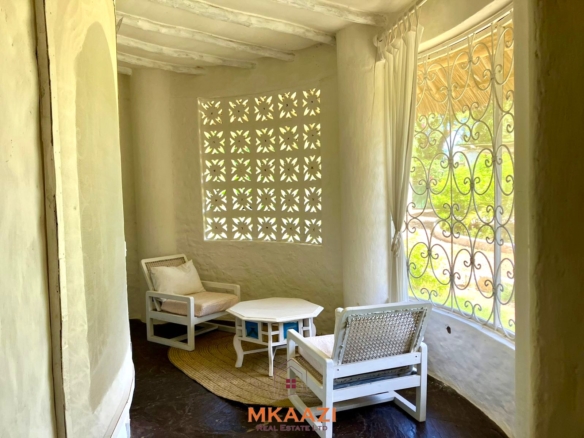Fully furnished 3-bedroom en-suite house for rent in P.K Estate Malindi with private compound and car shed along Lamu Road.