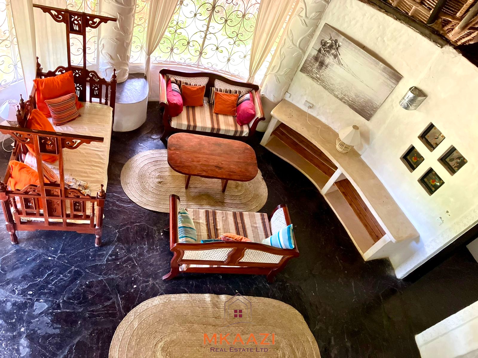 Fully furnished 3-bedroom en-suite house for rent in P.K Estate Malindi with private compound and car shed along Lamu Road.
