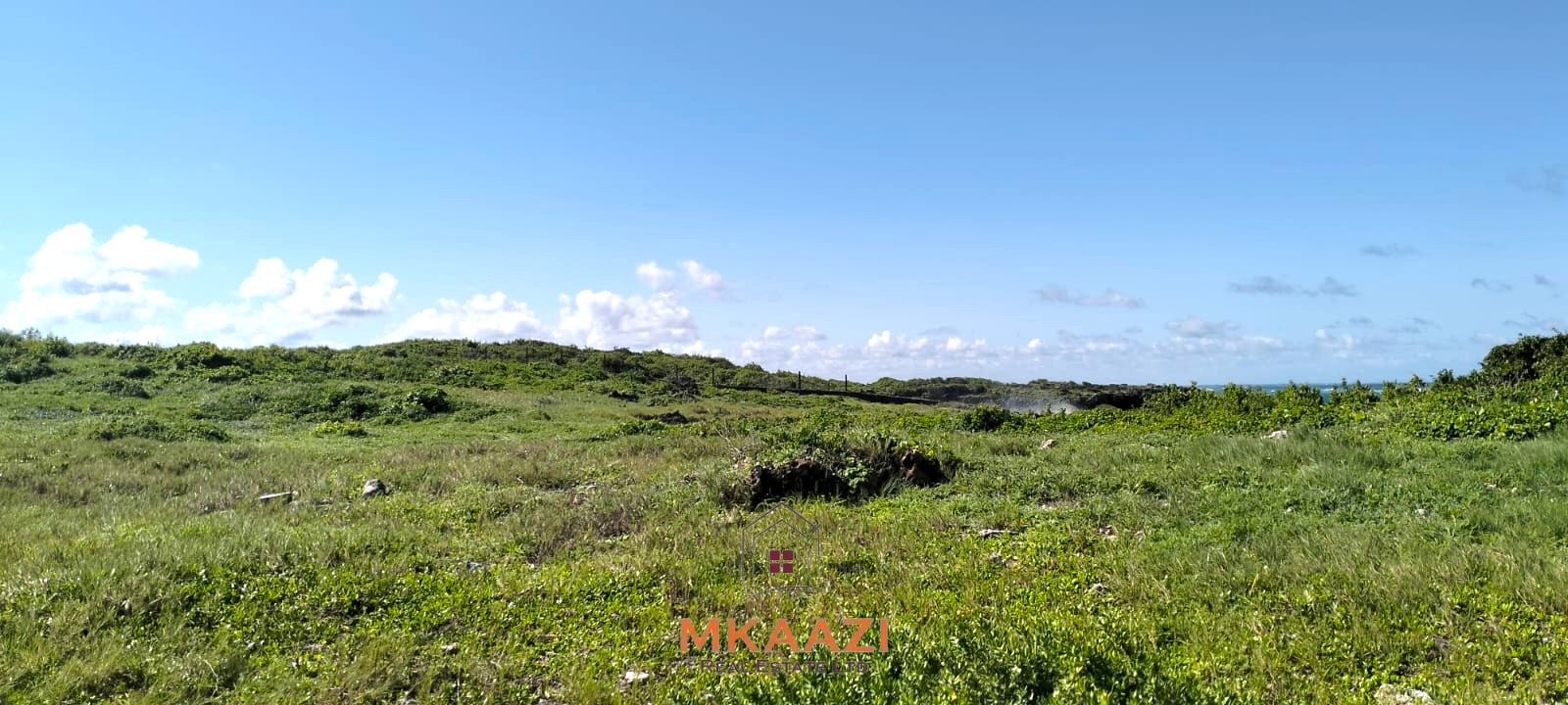 20-acre beachfront land for sale in Chumani featuring sandy beach access, gated and walled boundaries, coral bedrock foundation, and premium investment potential.
