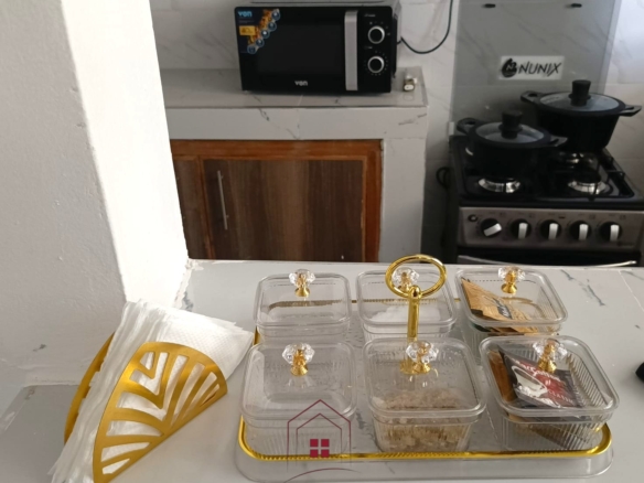 Modern 1-bedroom furnished apartment in Malindi with WiFi, Netflix, parking, and easy access to the beach and airport.