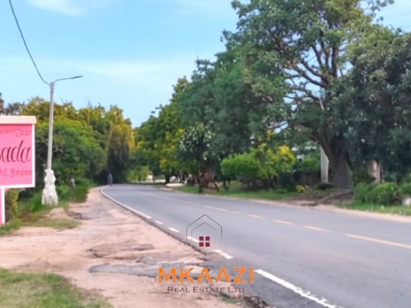 Prime 1-acre second-row beach plot for sale on Casuarina Road, Malindi, featuring private beach access, freehold title, water and electricity connections, and ideal for hospitality or luxury residential development.