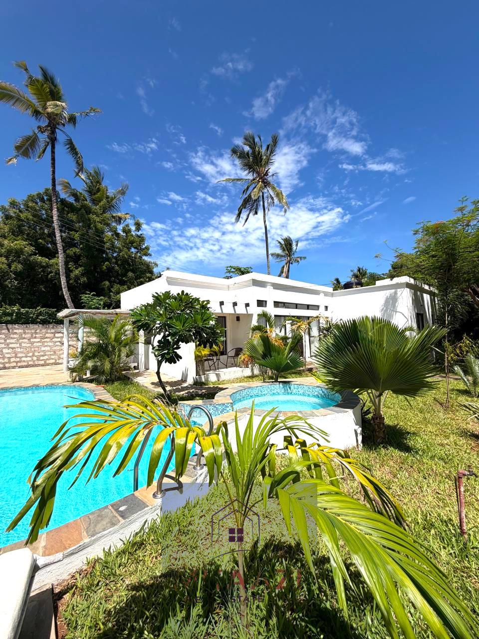 Luxury fully furnished twin villas for sale on Turtle Bay Road Watamu near Temple Point and LichtHaus featuring 4 bedrooms total, proven hospitality income, 70% occupancy rates, private terraces, DSQ, and strong ROI potential.
