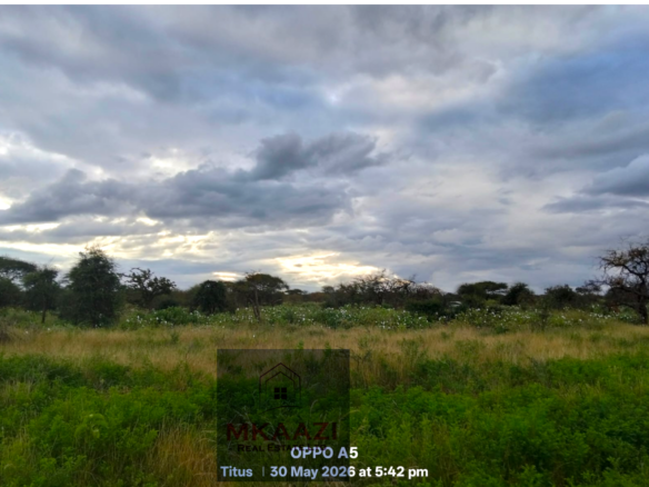 42 acres of fertile freehold land for sale in Eselenkei, Kajiado South featuring red soil, gentle terrain, road access, electricity nearby, and ideal conditions for agriculture, livestock farming, tourism, and investment projects.
