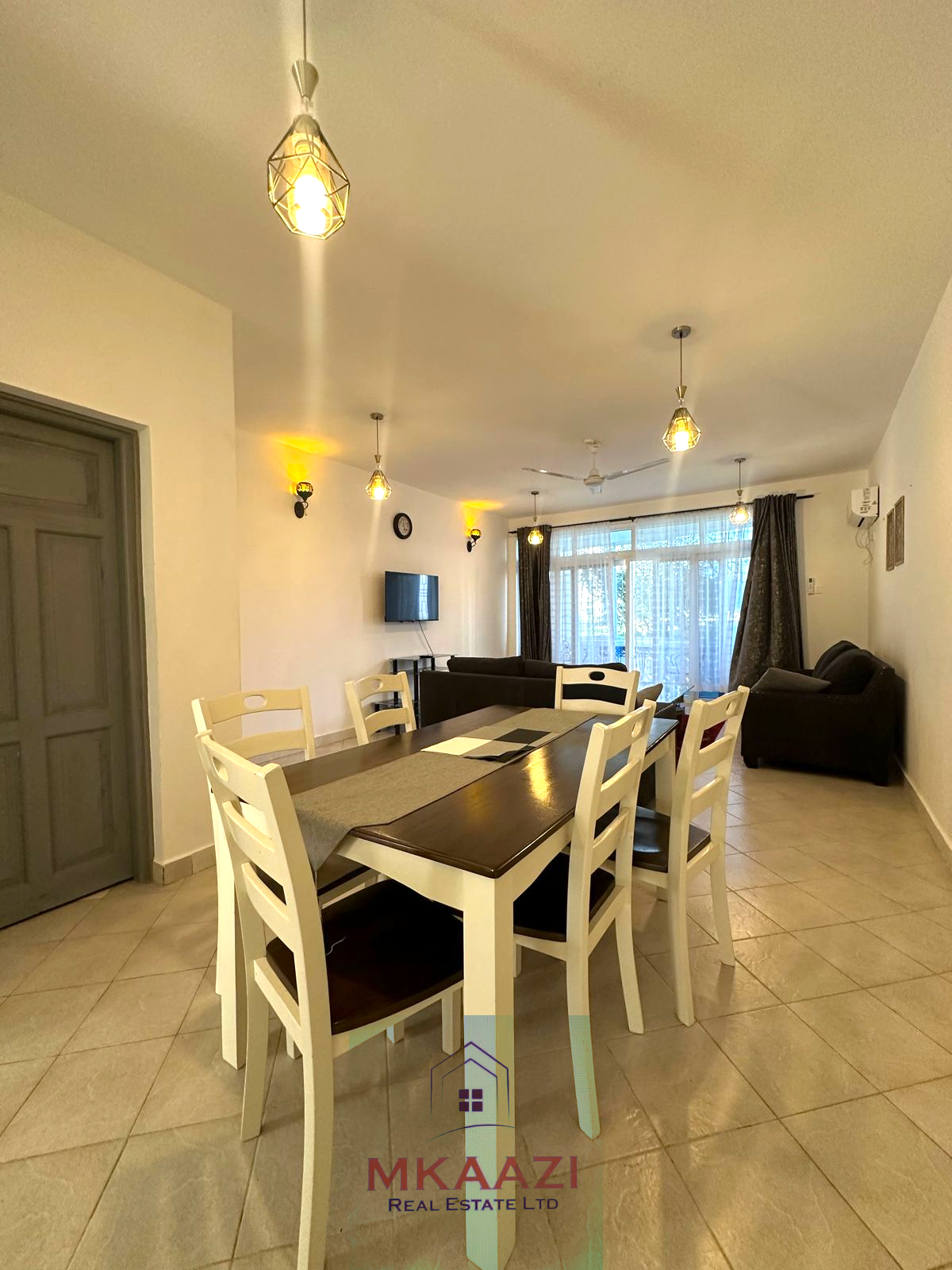 Fully furnished 2-bedroom apartment for sale in Kijani Malindi featuring spacious bedrooms, balcony views, swimming pool access, and walking distance to the beach.