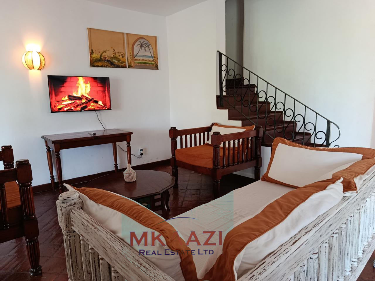 3-bedroom all en-suite semi-furnished villa for sale in Kilimandogo, Malindi featuring a private garden, servant's quarter, two swimming pools, 24-hour security, and secure gated community living. Ideal for family residence, holiday home, retirement living, or rental investment.