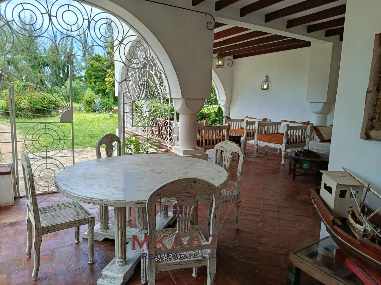 3-bedroom all en-suite semi-furnished villa for sale in Kilimandogo, Malindi featuring a private garden, servant's quarter, two swimming pools, 24-hour security, and secure gated community living. Ideal for family residence, holiday home, retirement living, or rental investment.