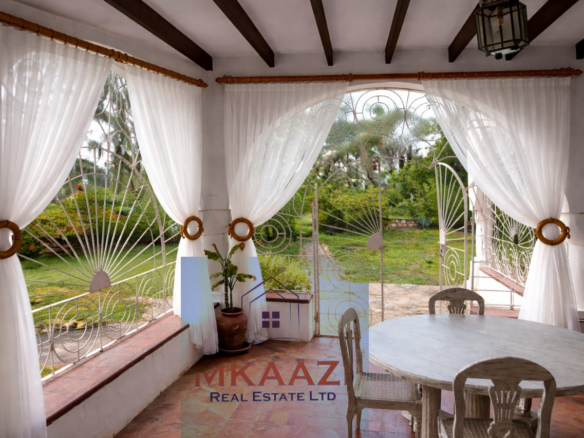 3-bedroom all en-suite semi-furnished villa for sale in Kilimandogo, Malindi featuring a private garden, servant's quarter, two swimming pools, 24-hour security, and secure gated community living. Ideal for family residence, holiday home, retirement living, or rental investment.