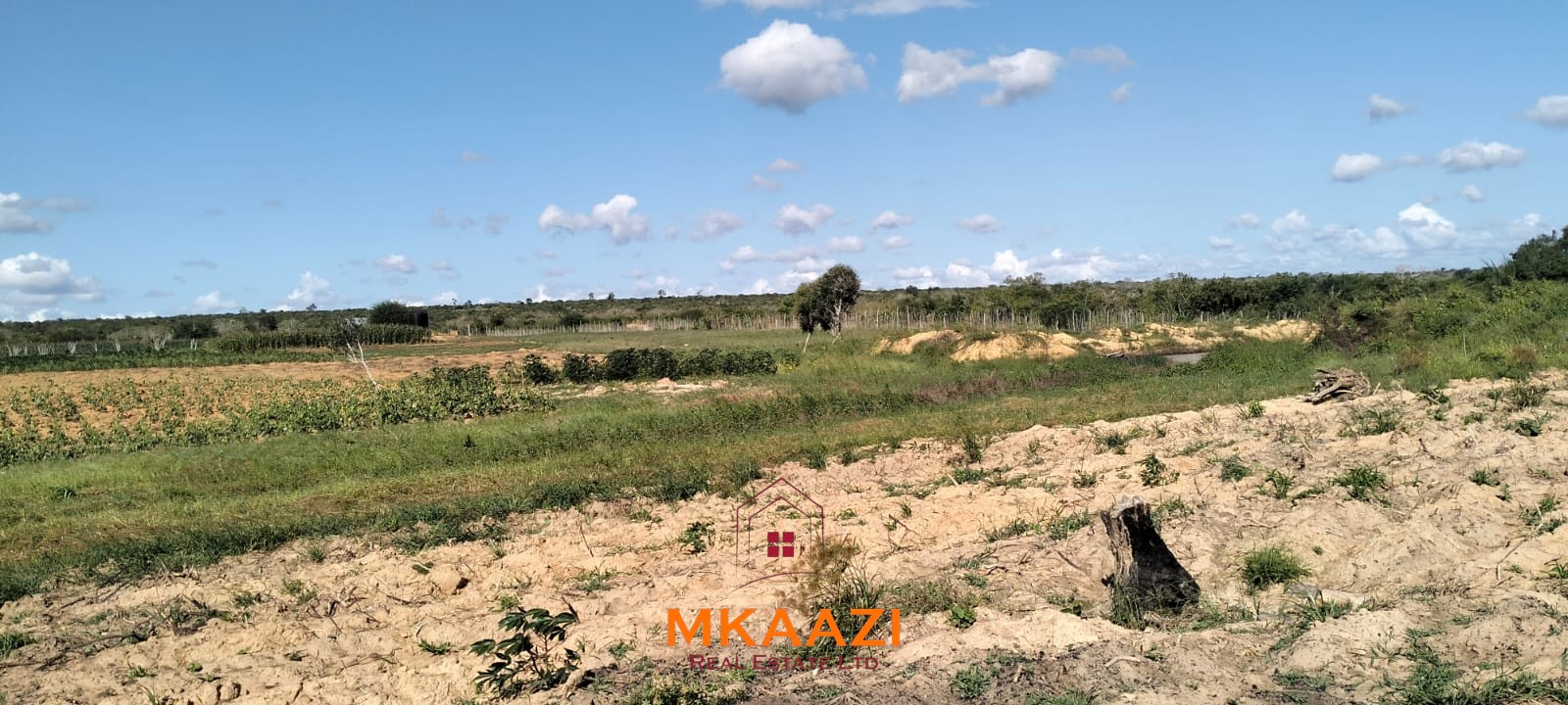 103-acre freehold land for sale in Dakacha, 2.5km off Malindi-Baricho Road, featuring red soil, a seasonal stream, nearby power and piped water, suitable for farming, ranching, and subdivision.