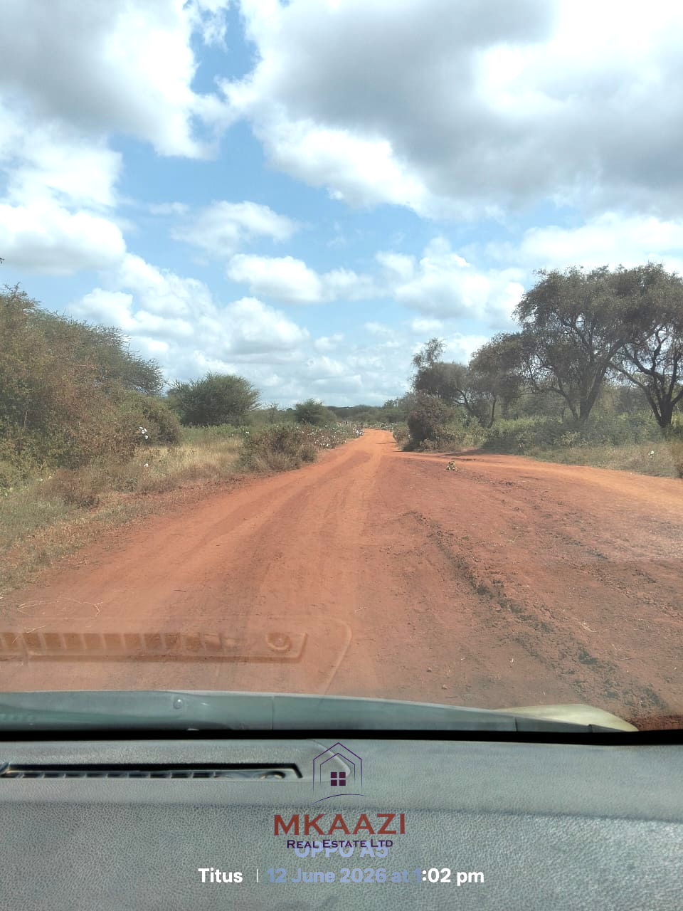 Prime 20-acre fertile agricultural land for sale in Emotoroki with brown loamy soil, road frontage, freehold title, and excellent farming potential.
