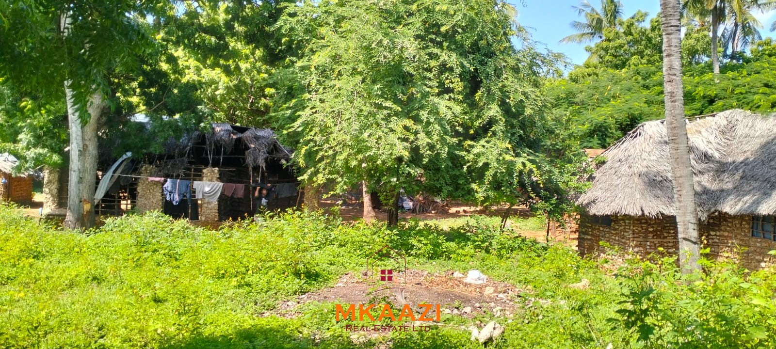Half-acre freehold plot for sale near Mida Creek, Watamu, off Turtle Bay Road, featuring water and electricity on-site and ideal for residential or hospitality development.