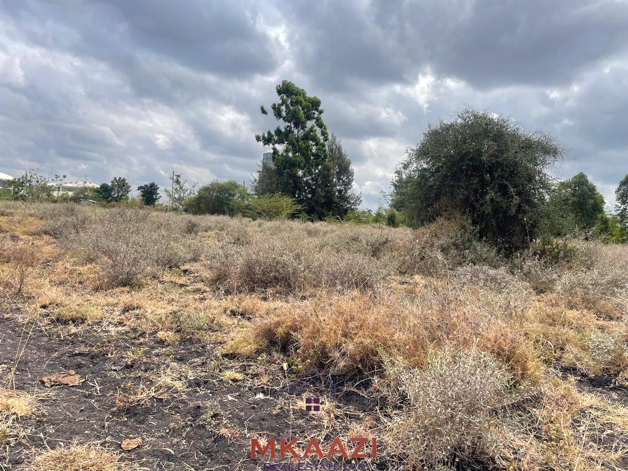 Prime 1/5-acre residential plot for sale in Kisaju, Kajiado, located 500 meters from tarmac near Sathya Sai School with a ready freehold title deed.