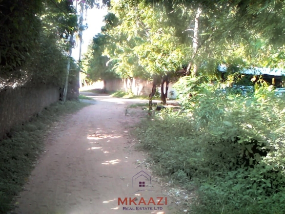 Prime ¼ acre freehold plot for sale in Garoda Watamu, 200 meters from Turtle Bay Road tarmac with excellent road frontage and development potential.