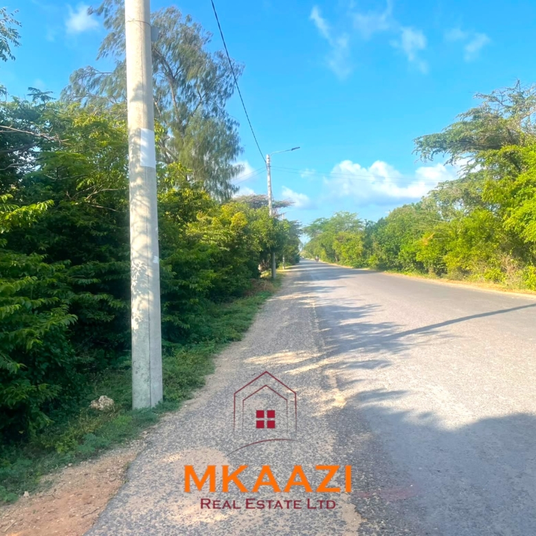 Half-acre freehold road frontage plot for sale in Watamu South near the beach, ideal for hospitality, residential, commercial, or investment development.