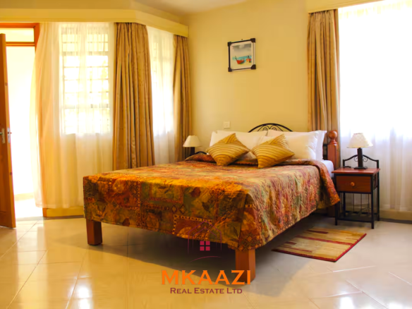 Luxury 3-bedroom apartment for sale in Lavington Nairobi, measuring 121 sqm, available furnished at KSh 14.5M or unfurnished at KSh 13.5M within a secure gated and walled community.