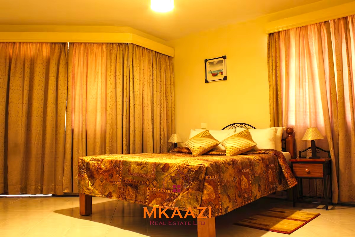 Luxury 3-bedroom apartment for sale in Lavington Nairobi, measuring 121 sqm, available furnished at KSh 14.5M or unfurnished at KSh 13.5M within a secure gated and walled community.