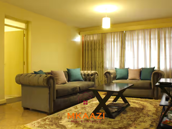 Luxury 3-bedroom apartment for sale in Lavington Nairobi, measuring 121 sqm, available furnished at KSh 14.5M or unfurnished at KSh 13.5M within a secure gated and walled community.