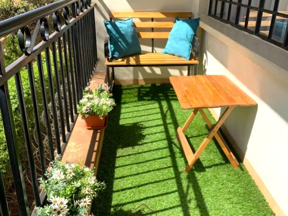 Luxury 3-bedroom apartment for sale in Lavington Nairobi, measuring 121 sqm, available furnished at KSh 14.5M or unfurnished at KSh 13.5M within a secure gated and walled community.