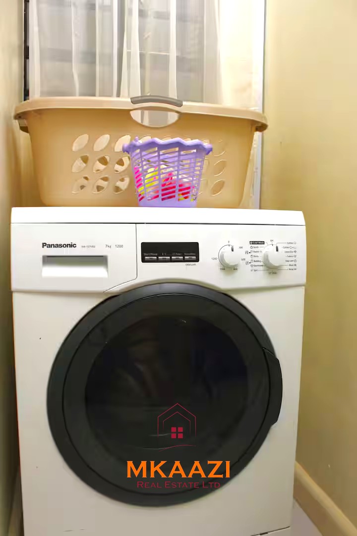 Luxury 3-bedroom apartment for sale in Lavington Nairobi, measuring 121 sqm, available furnished at KSh 14.5M or unfurnished at KSh 13.5M within a secure gated and walled community.