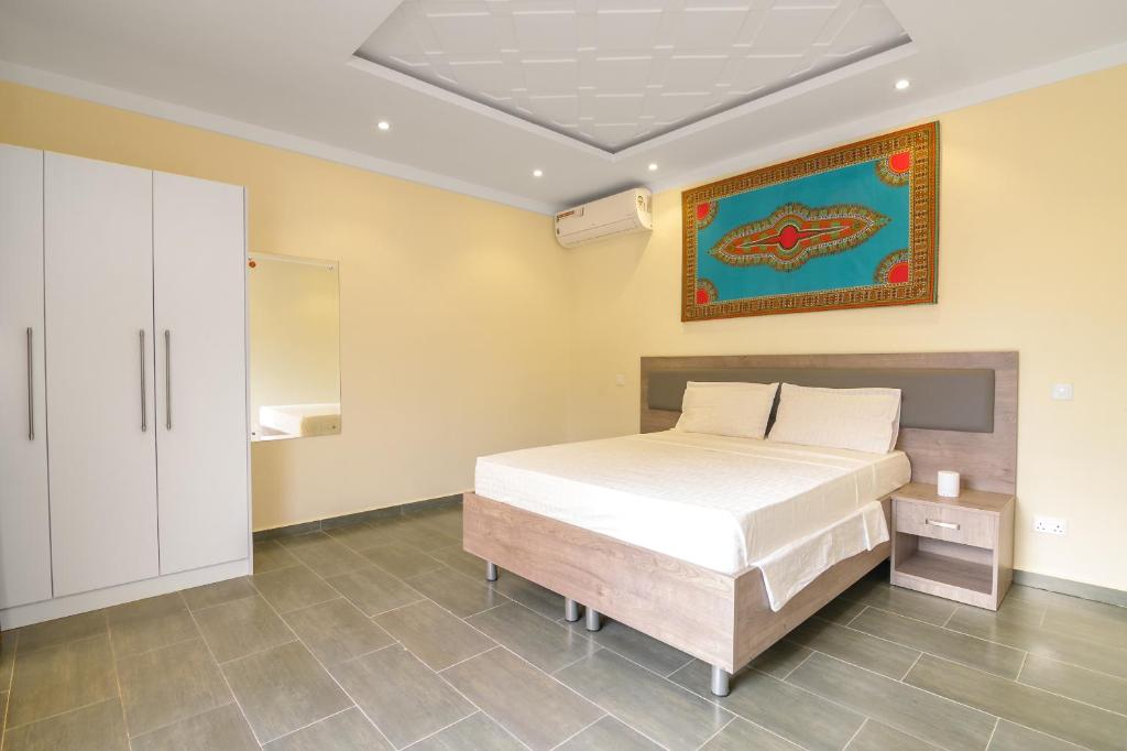 Master bedroom in a 3-bedroom Fahari Residence home for sale in Malindi