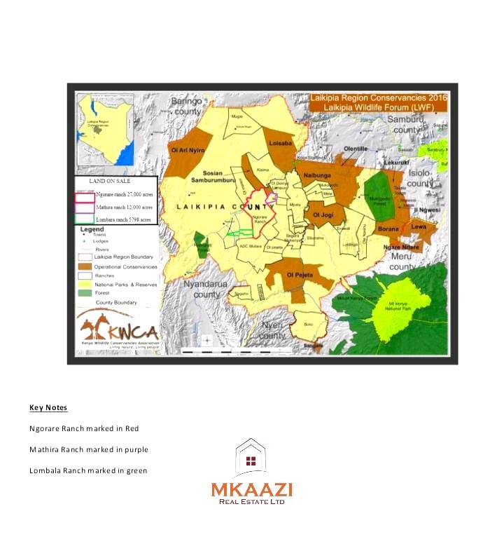 Ngorare Ranch for sale in Laikipia Kenya