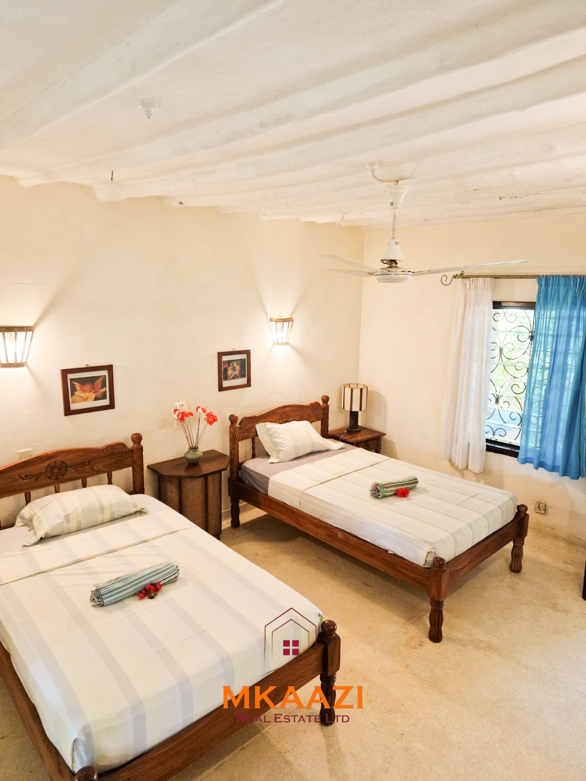 Luxury fully furnished 4-bedroom ensuite villa in Watamu available for Summertides Festival accommodation with swimming pool, Wi-Fi, air conditioning, housekeeping, and 24-hour security.
