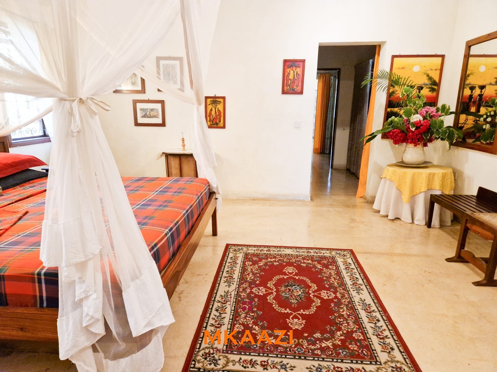 Luxury fully furnished 4-bedroom ensuite villa in Watamu available for Summertides Festival accommodation with swimming pool, Wi-Fi, air conditioning, housekeeping, and 24-hour security.