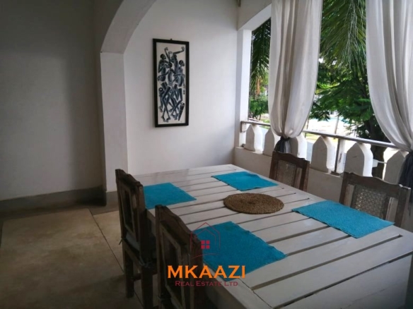 Fully furnished 85 sqm one-bedroom apartment for sale at Blue Marlin Sporting Resort Malindi with pool, gym, security, reception, and beach access.