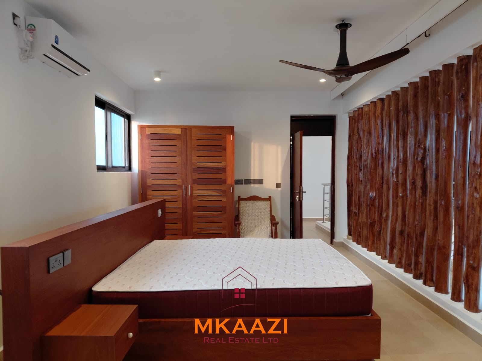 Luxury fully furnished 4-bedroom beachfront villa for sale in Love Island, Watamu with private pool, borehole, tropical gardens, and direct access to white sandy beaches.